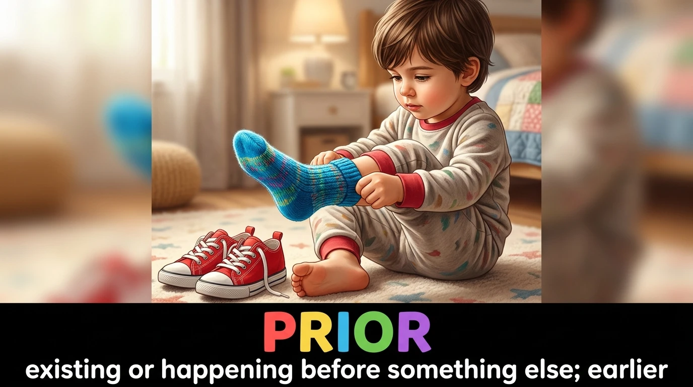 English Illustration for prior